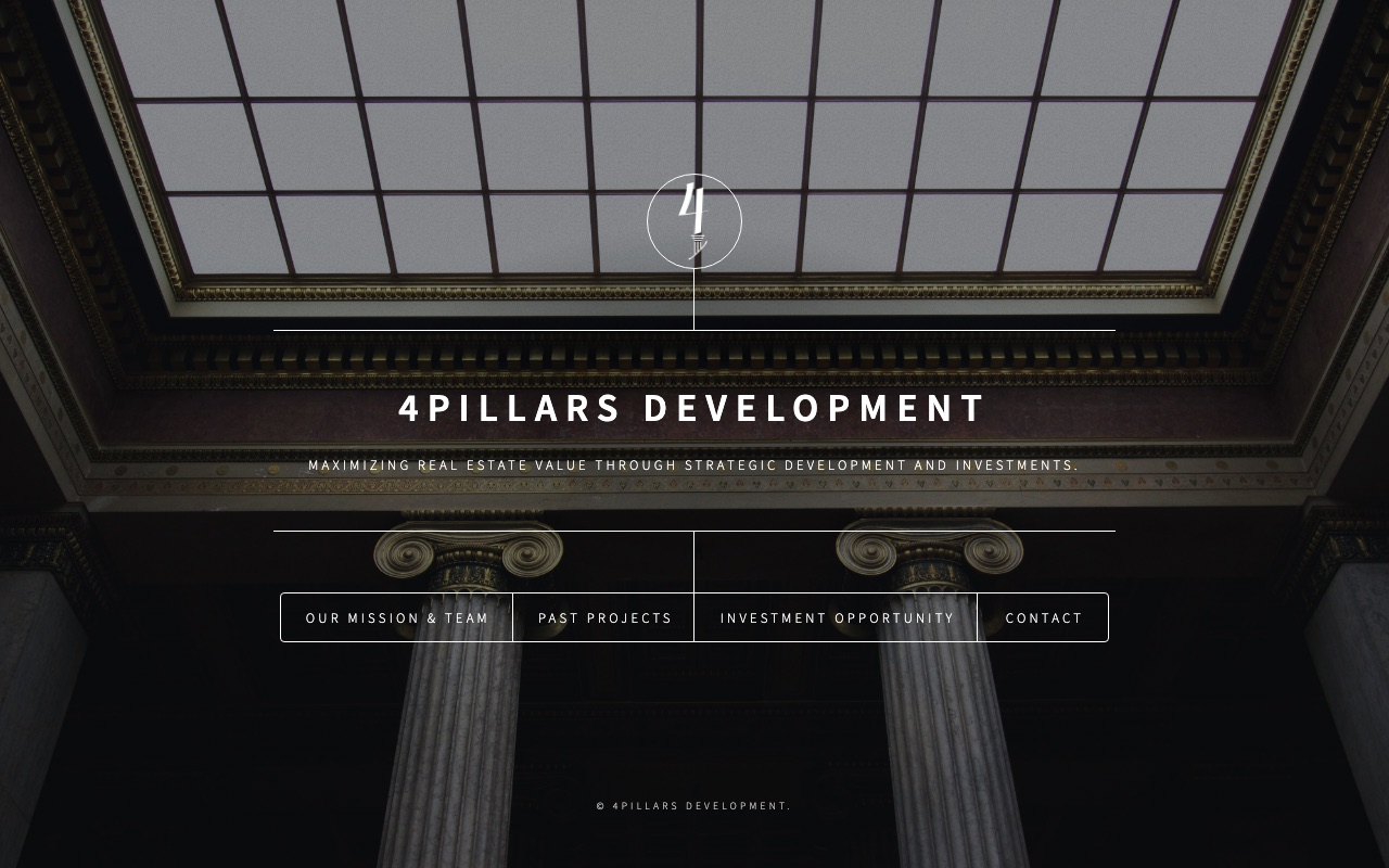 4 Pillars Development website